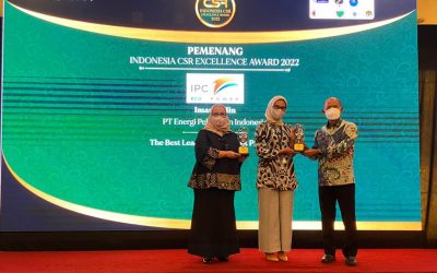 PT ENERGI PELABUHAN INDONESIA MENERIMA  INDONESIA CSR EXCELLENCE AWARD TAHUN 2022